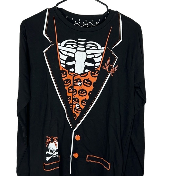 Denim & Flower Other - Denim & Flower Halloween Long Sleeve Cotton Shirt Men’s Size S